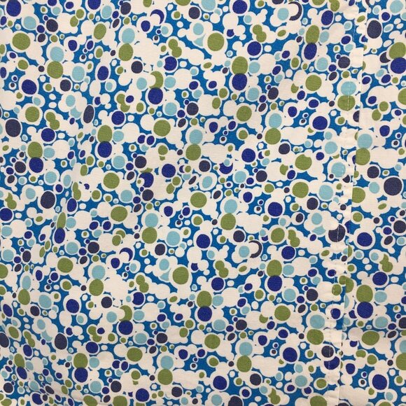 August Silk  Front Pockets Dots Print Cotton Skirt Size 10 - Picture 3 of 10